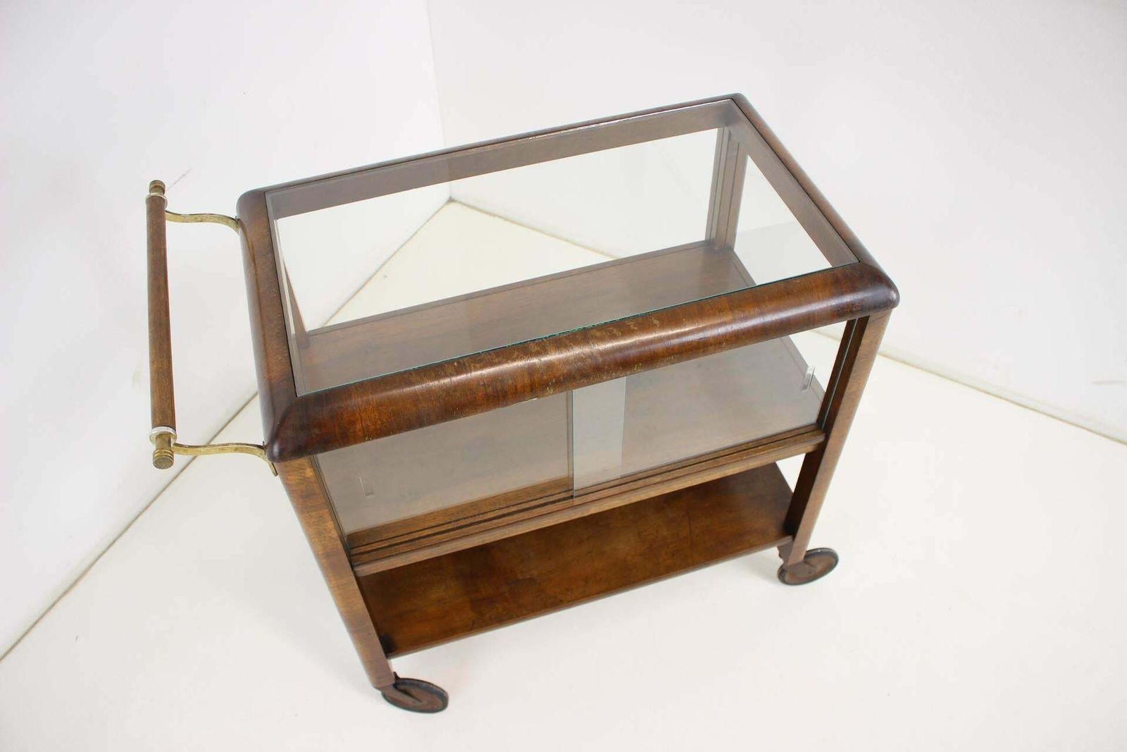 1930s Art Deco Serving Bar/Cart, Czechoslovakia photo Furniture