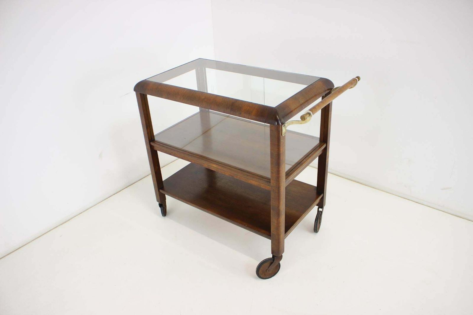1930s Art Deco Serving Bar/Cart, Czechoslovakia photo buy