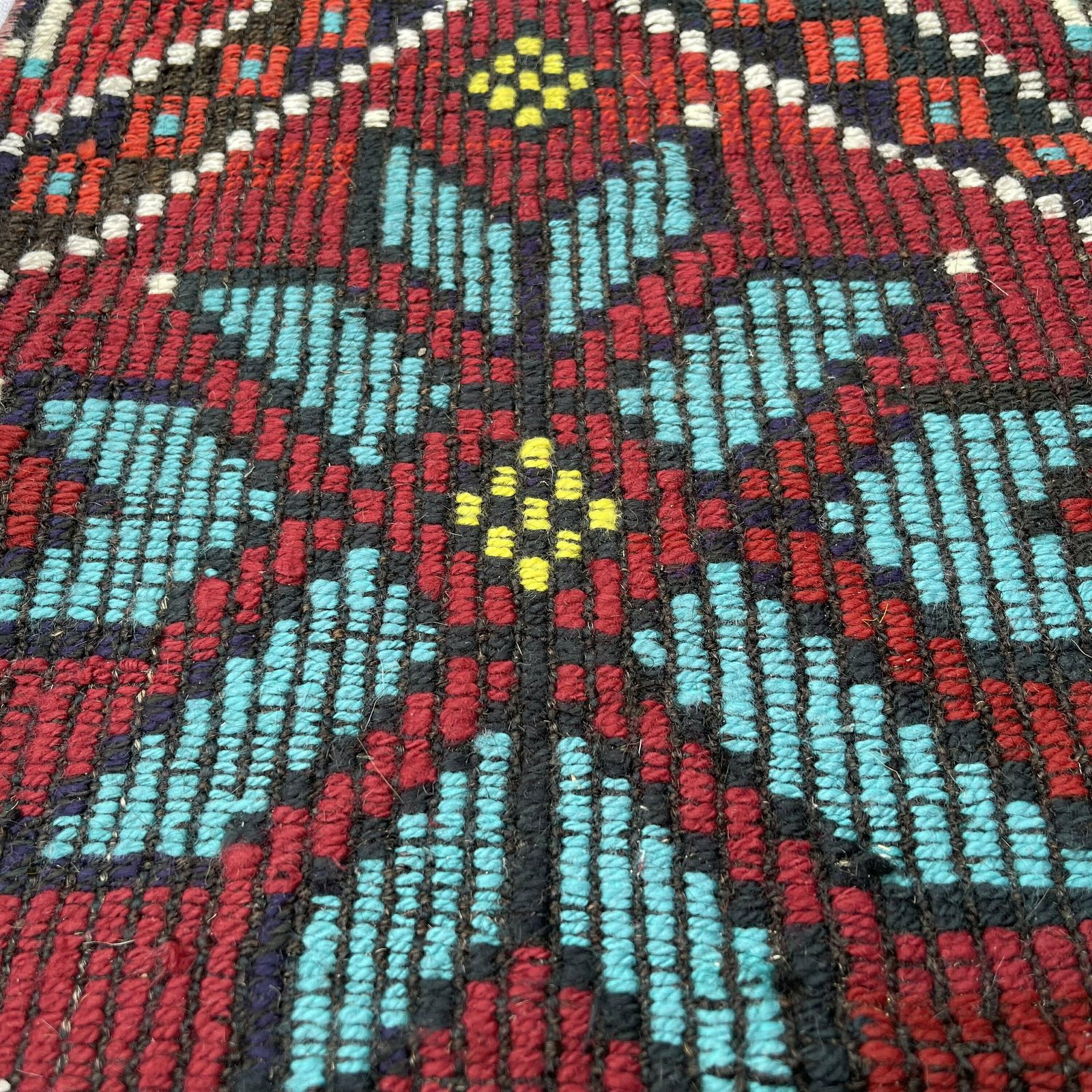 Traditional Turkish Mini Kilim Rug ,Vintage Anatolian Turkish Kelim 154 X 78 Cm photo vinterior