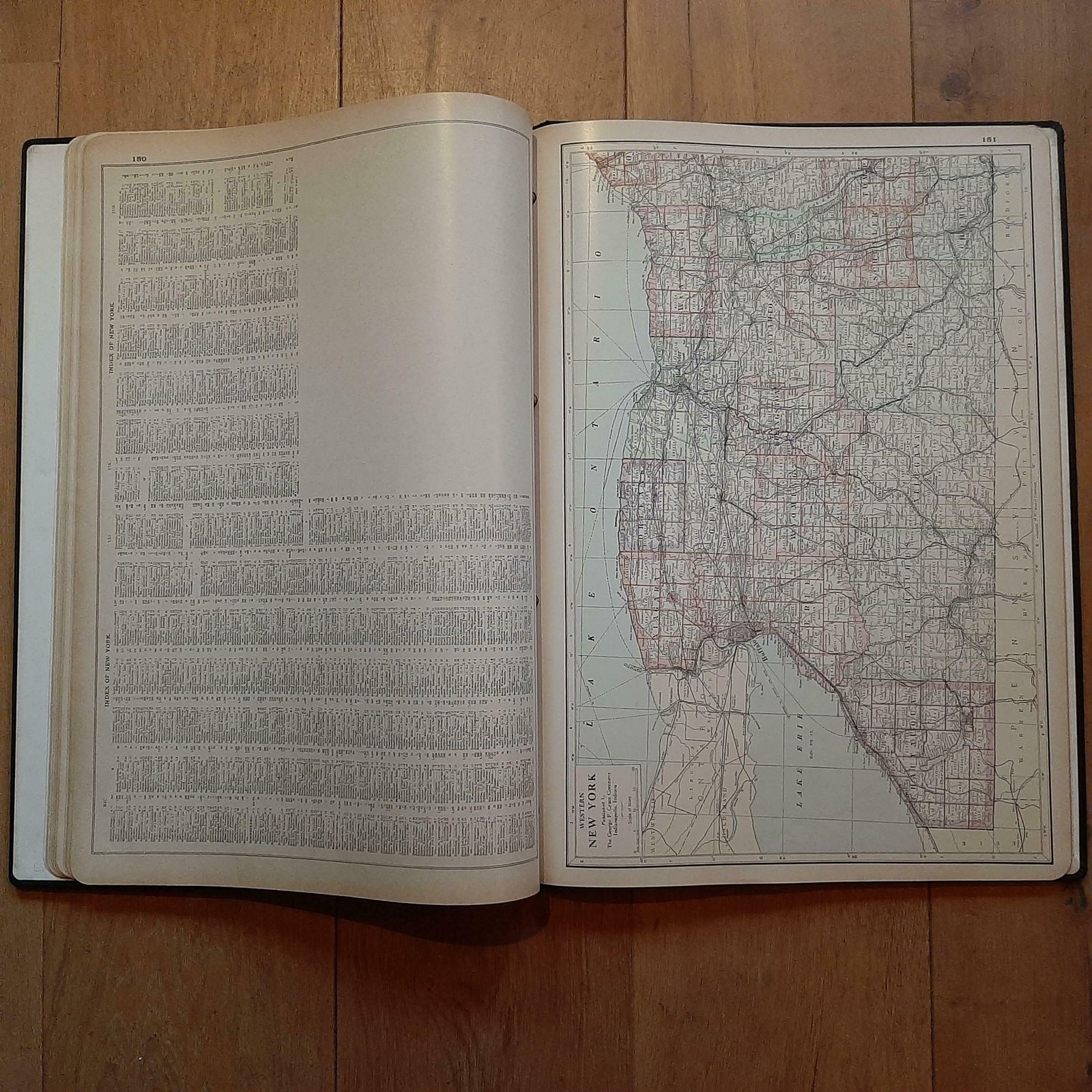 Cram's Commercial Atlas By The George F. Cram Company 'Circa 1930' photo Home Decor