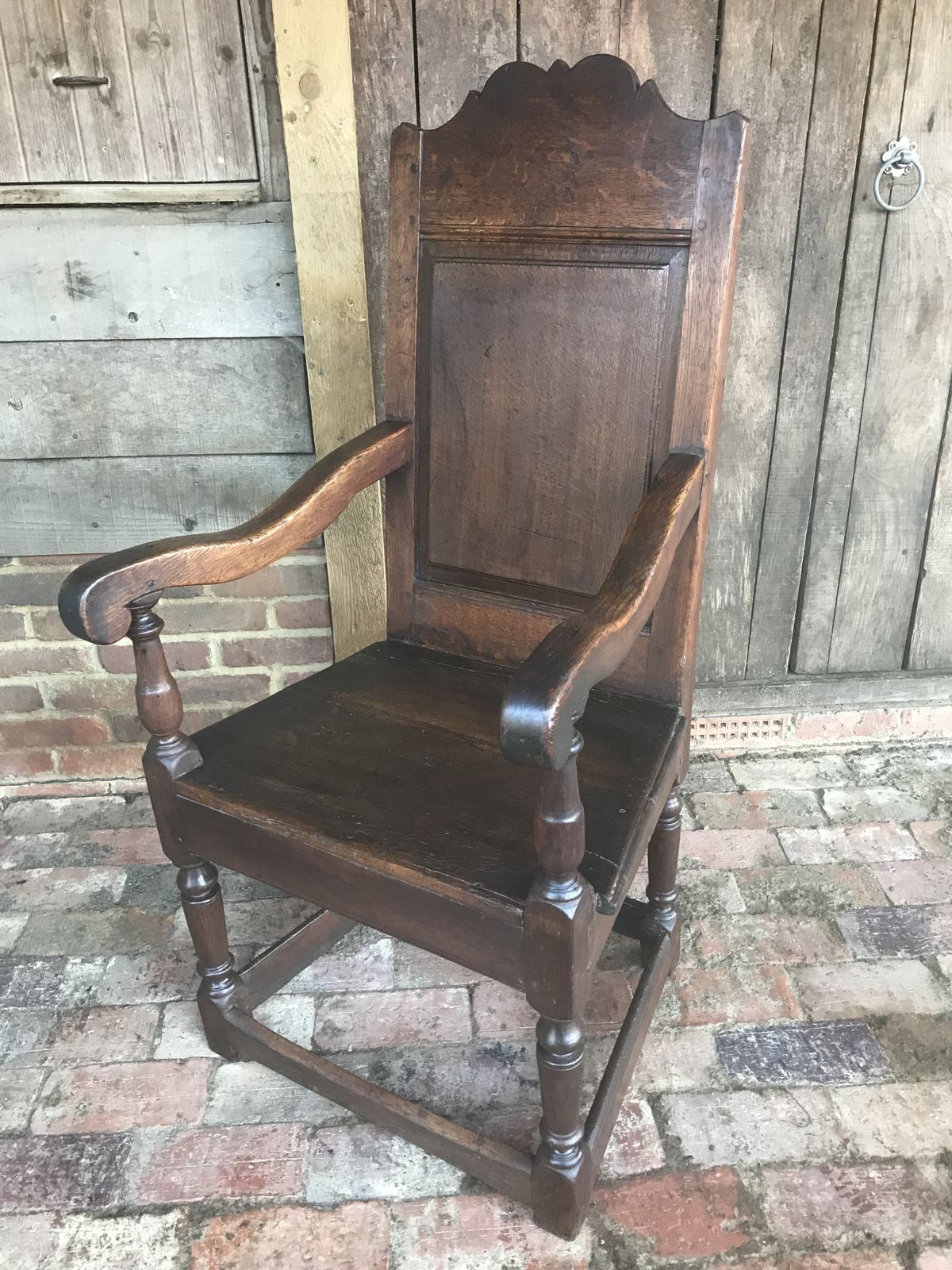 17th Century Oak Wainscot Chair