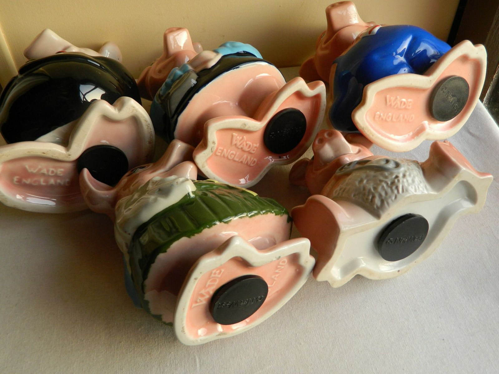 Wade Natwest Pigs, Full Set, Piggy Banks, In Ceramic, Pig Money Box, Newborn Baby Gift, Collection Items, Money Boxes, Gifts For Kids, photo furniture