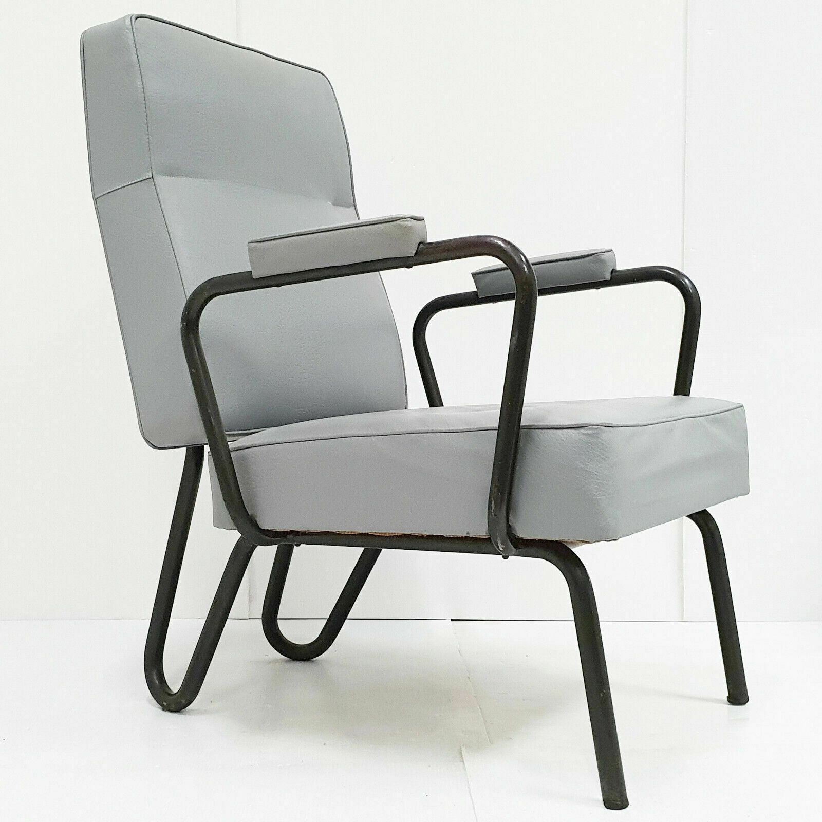 Fauteuil Vintage 1950 De Jacques Hitier Pour Tubauto 50s 1950s Rockabilly photo for sale