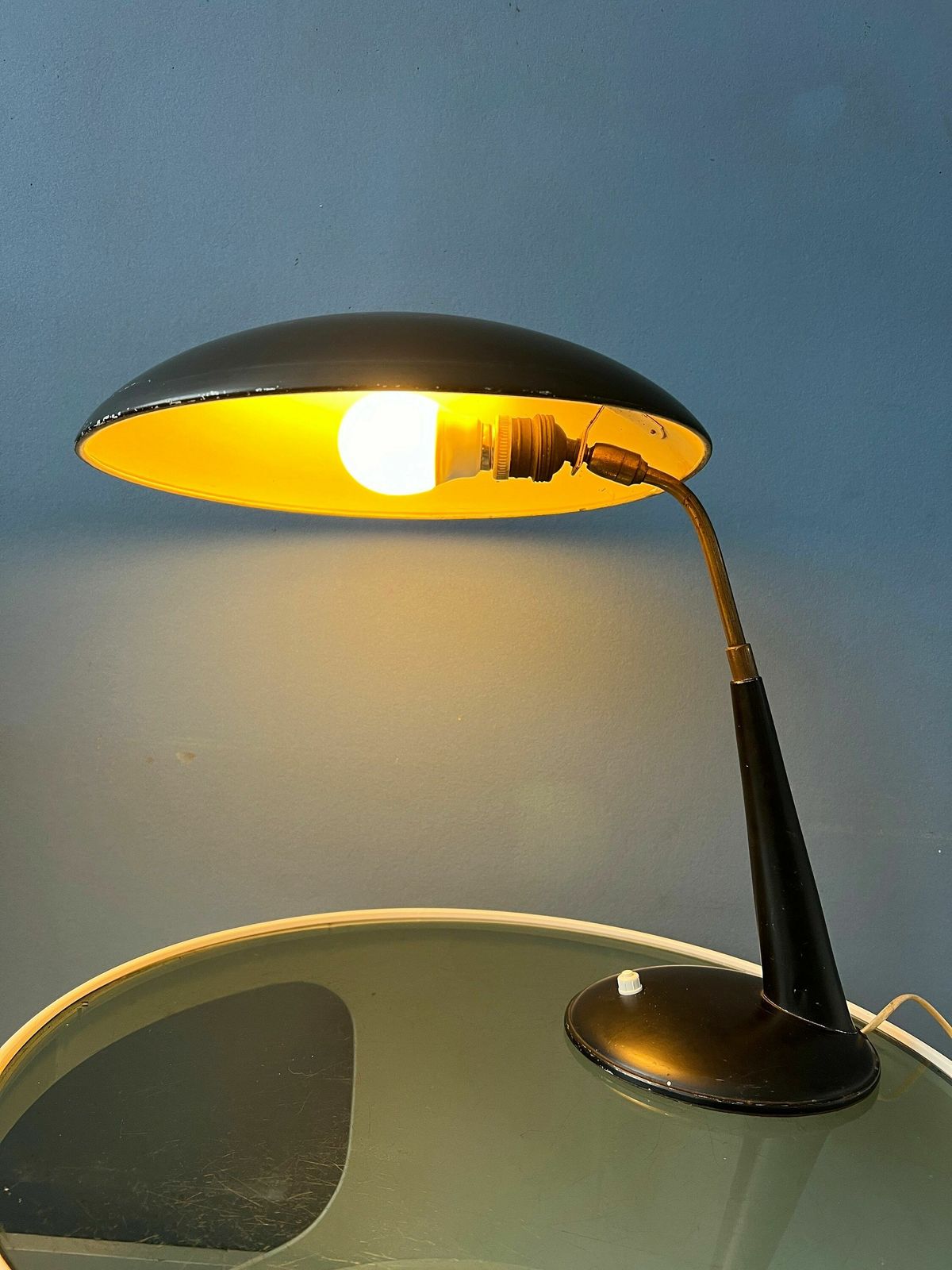Black Vintage Christian Dell Desk Lamp For Kaiser Leuchten photo furniture