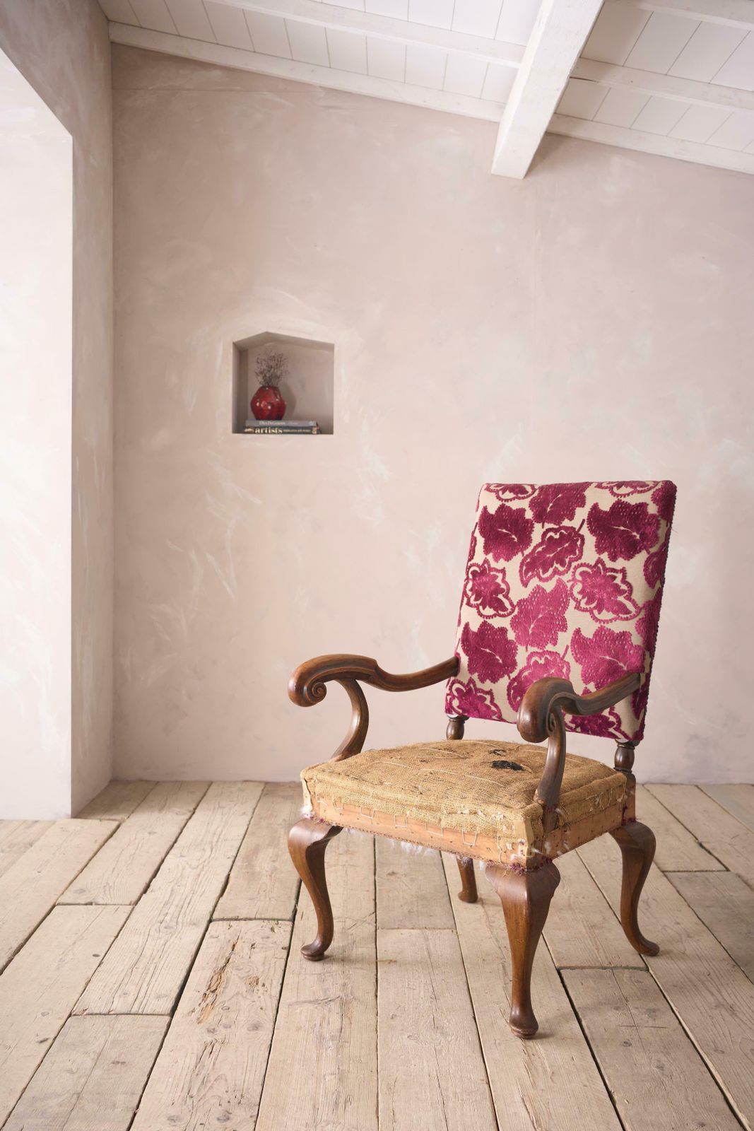 19th Century Large Proportioned Open Armchair