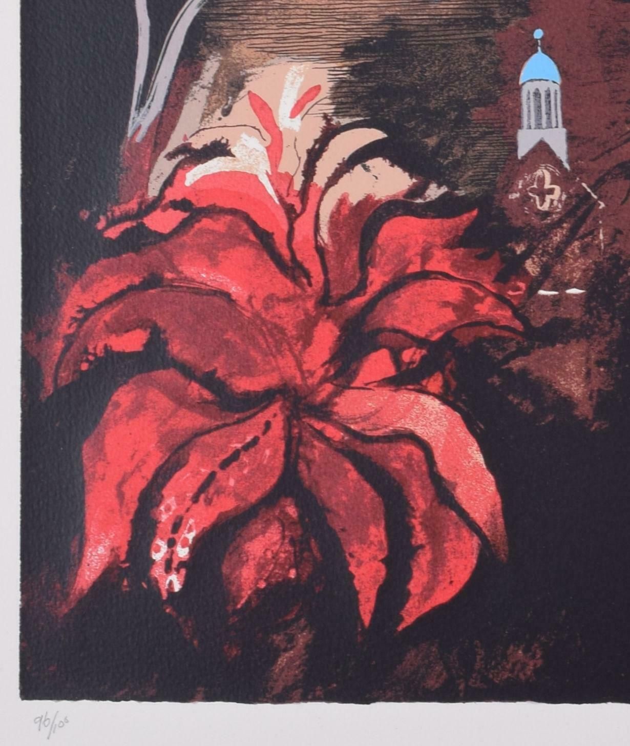 Façade Lithograph By John Piper Modern British Art William Walton Eaton Hall 1987 photo vinterior