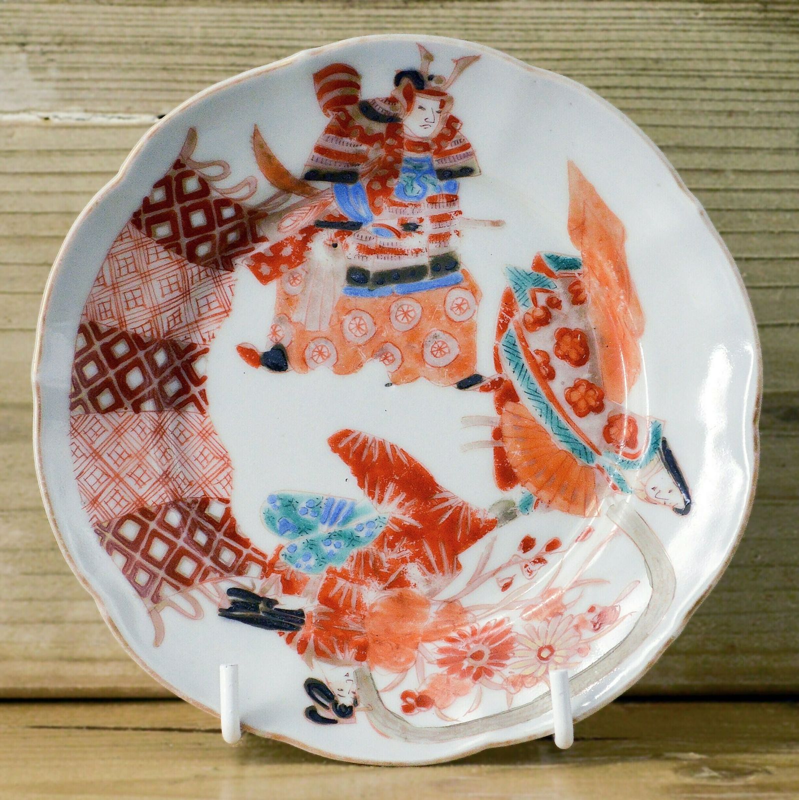 Japanese 19th Century Fukagawa Porcelain Saucer | Japanese Ceramics