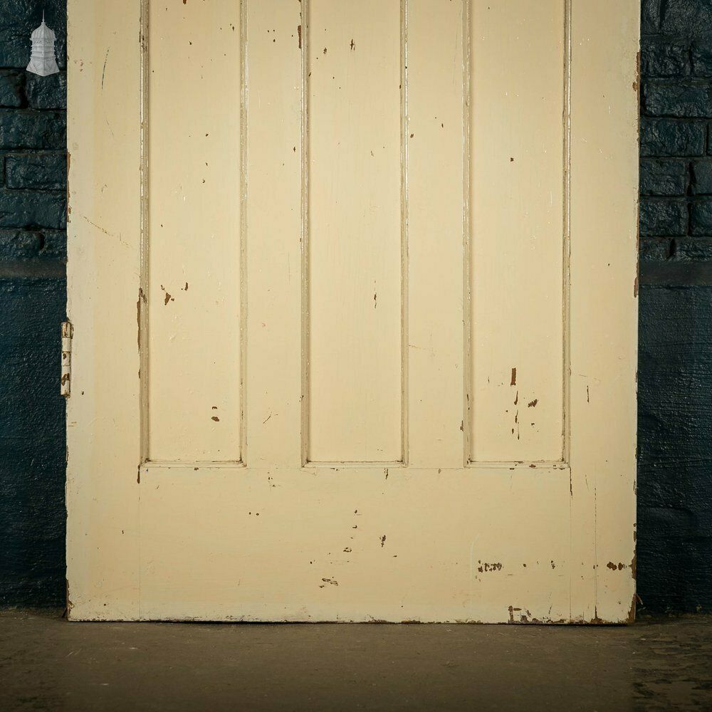 1930’s Style Door, 1 Over 3 Panelled Door, White Painted Finish photo Home Fixtures