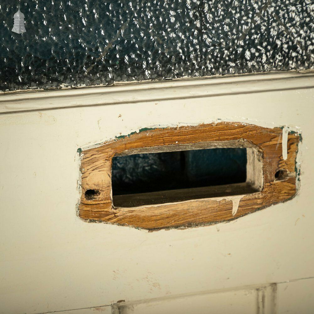 photo furniture Half Glazed Door, Moulded Panelled Pine Door With ‘Arctic’ Style Textured Glass