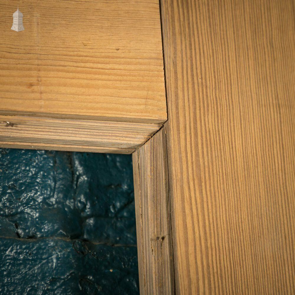 Half Glazed Door, Moulded Panelled Pitch Pine photo vinterior
