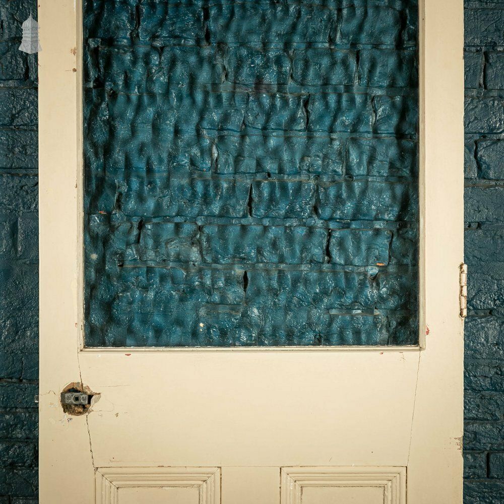 Half Glazed Door, Fitted With ‘Arctic’ Style Textured Glass photo for sale