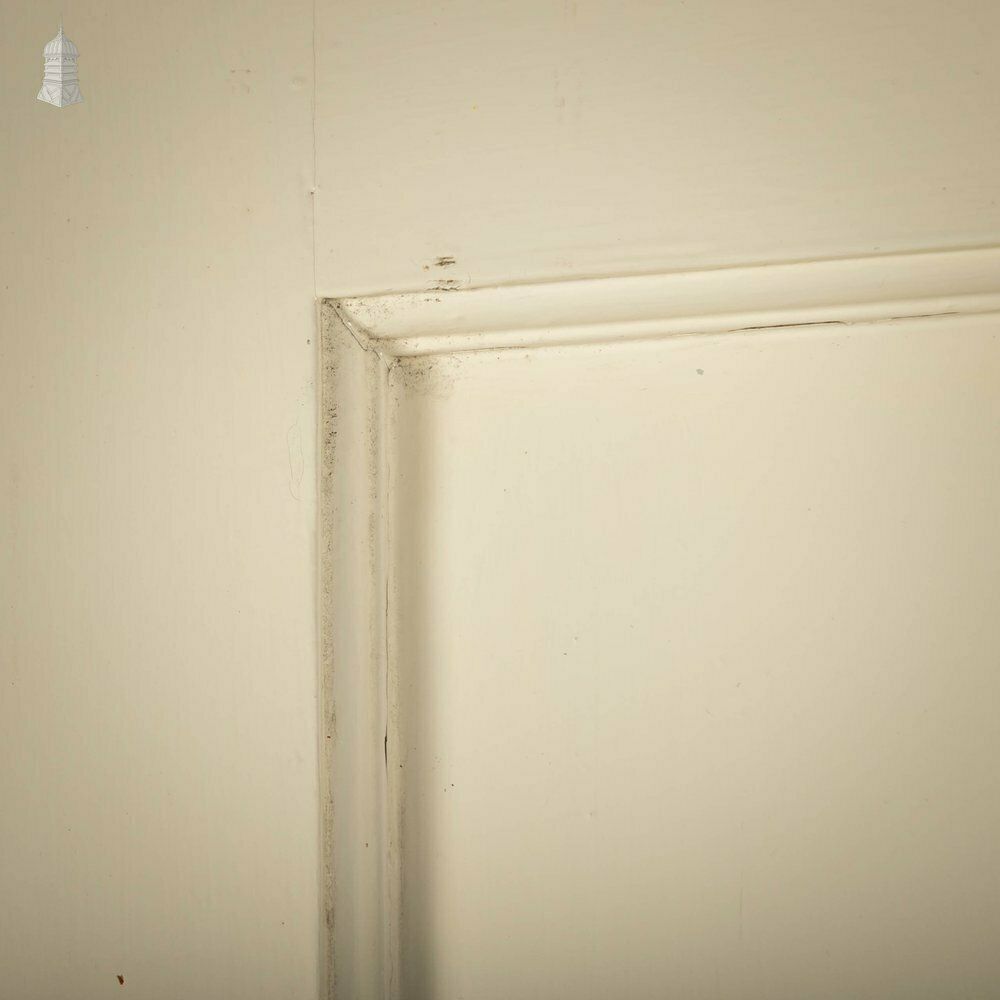 Pine Panelled Door, White Painted 3 Panel photo 174.0