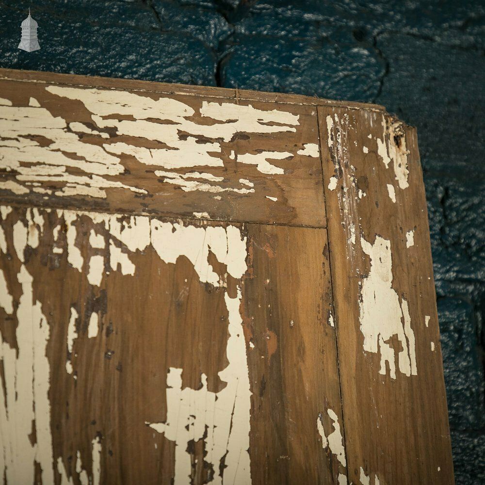 300.0 Pine Panelled Door, White Distressed Paint Finish photo