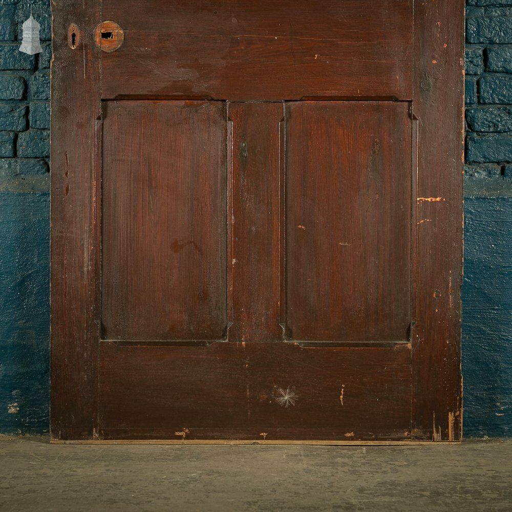 Pitch Pine Panelled Door, 4 Panel photo Home Fixtures