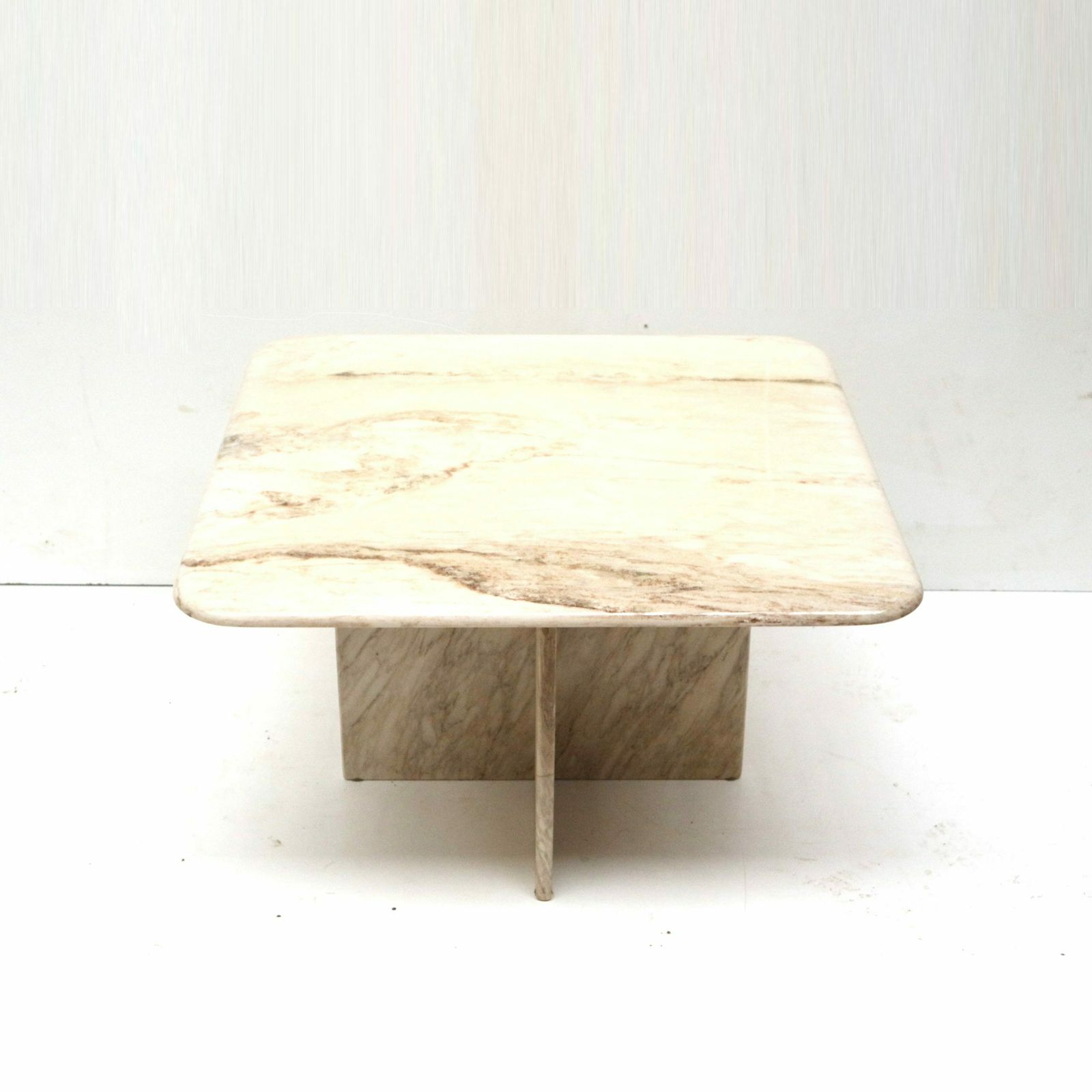 Square Vintage Italian Marble Coffee Table / Side Table From The 1970s photo 737.0