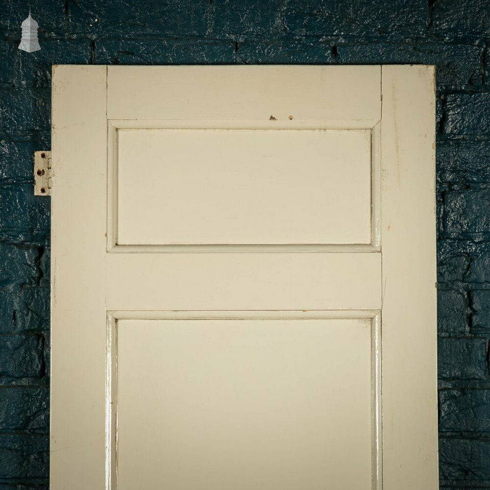 Pine Panelled Door, White Painted 4 Panel Door photo furniture