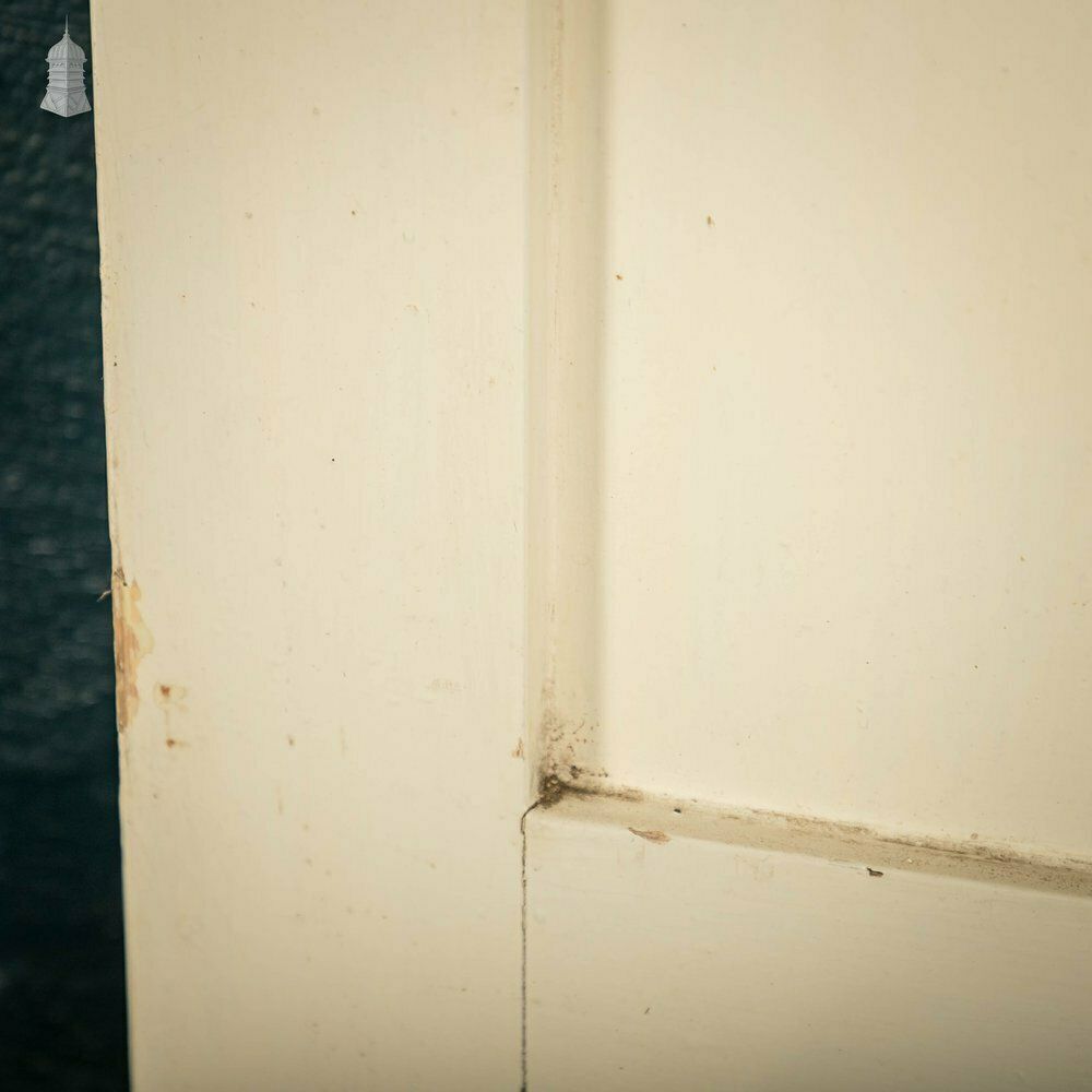 240.0 Pine Panelled Door, White Painted 4 Panel Door photo
