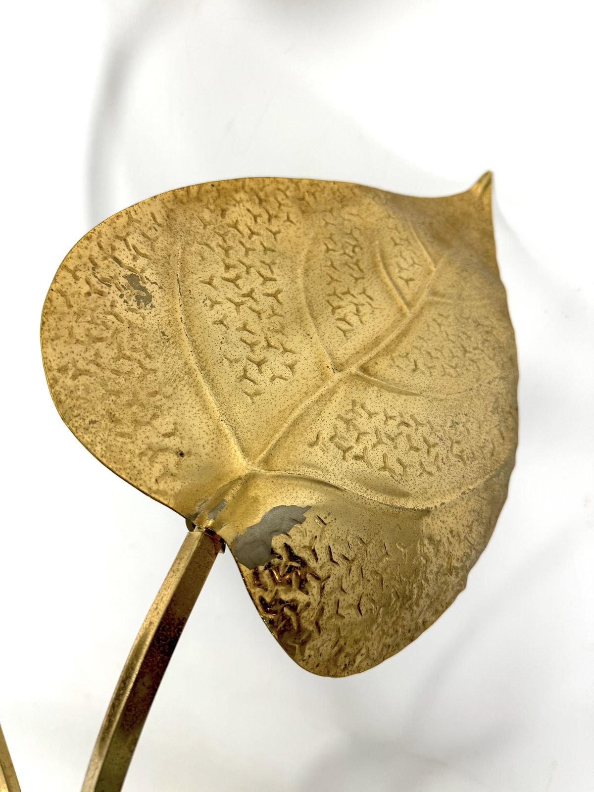 Lighting Vintage Italian Brass 3 Arm Floor Lamp By Tommaso Barbi, 1970s photo