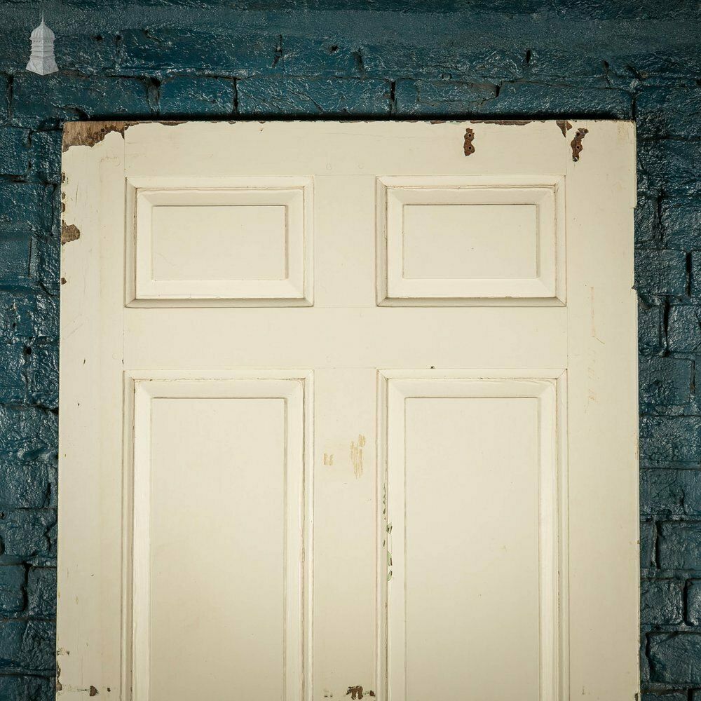 photo furniture Pine Panelled Door, White Painted Pine 4 Panel