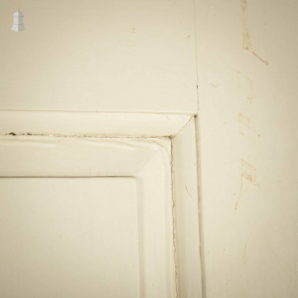 150.0 Pine Panelled Door, White Painted Pine 4 Panel photo