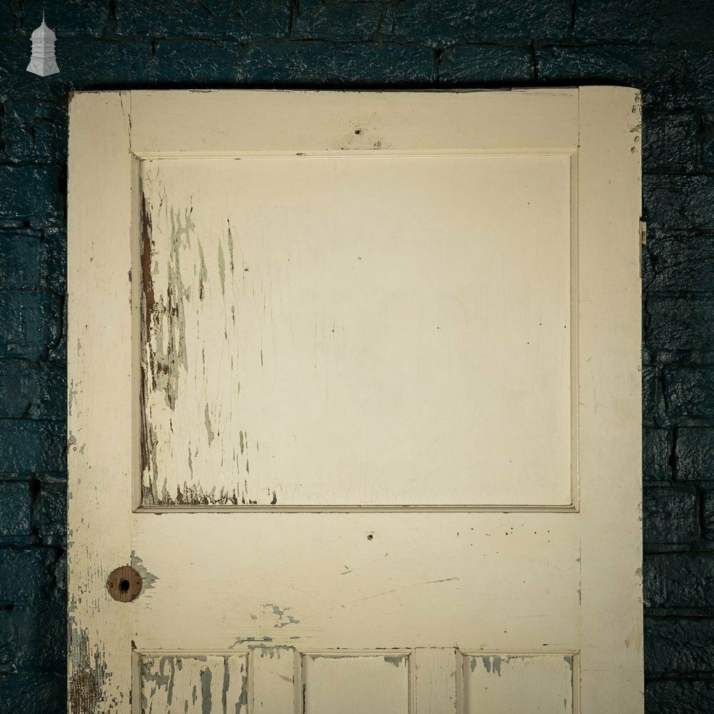 1930’s Style Door, 1 Over 3 Panelled Door, White Painted Finish photo furniture