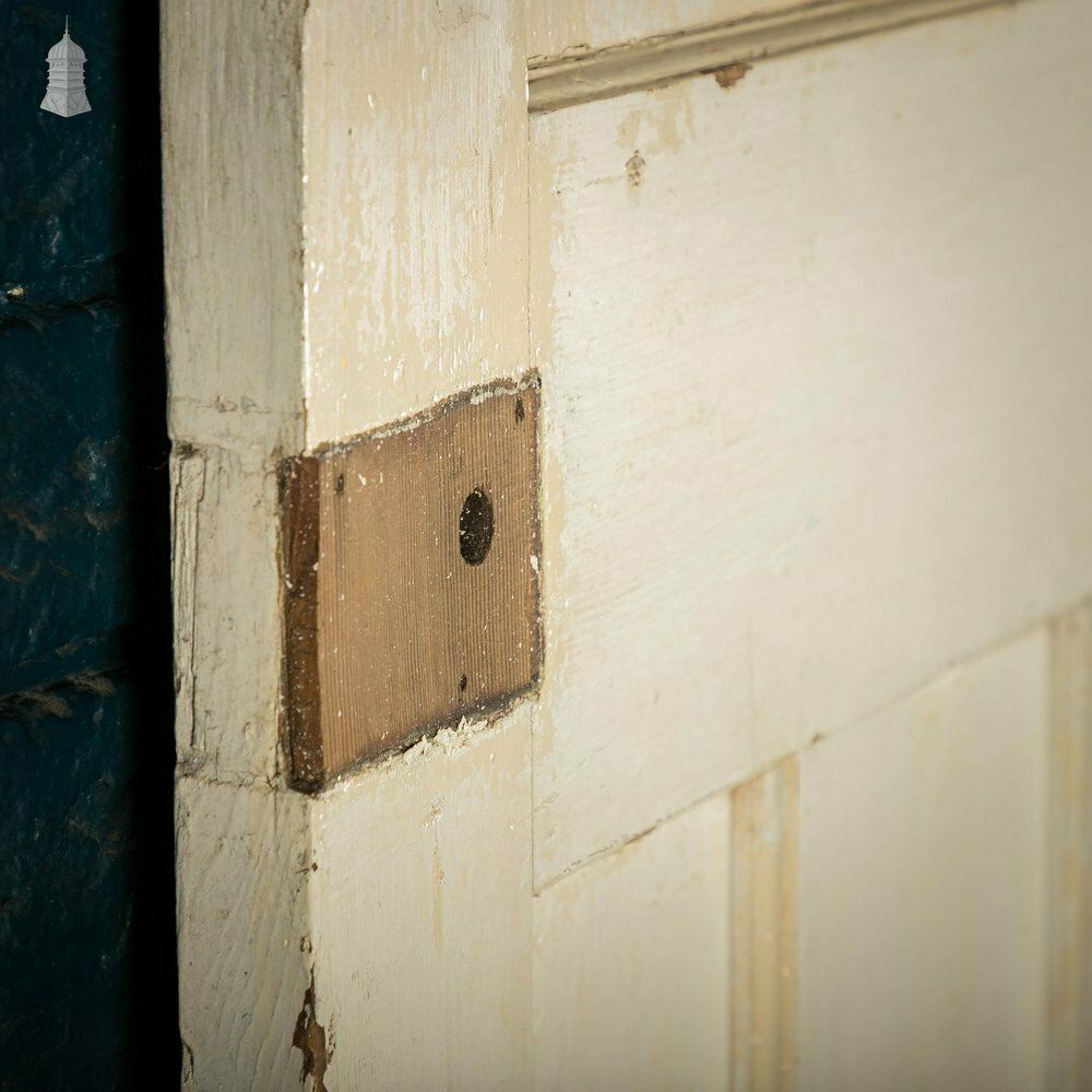 photo buy Pine Panelled Door, 1 Over 3 Panel White Painted 1930’s Style Door