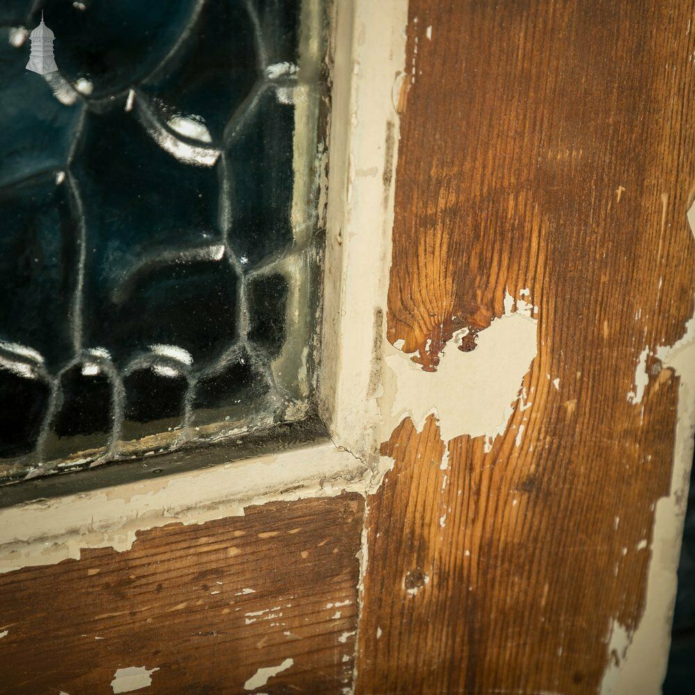photo vintage Half Glazed Door, Textured Glass
