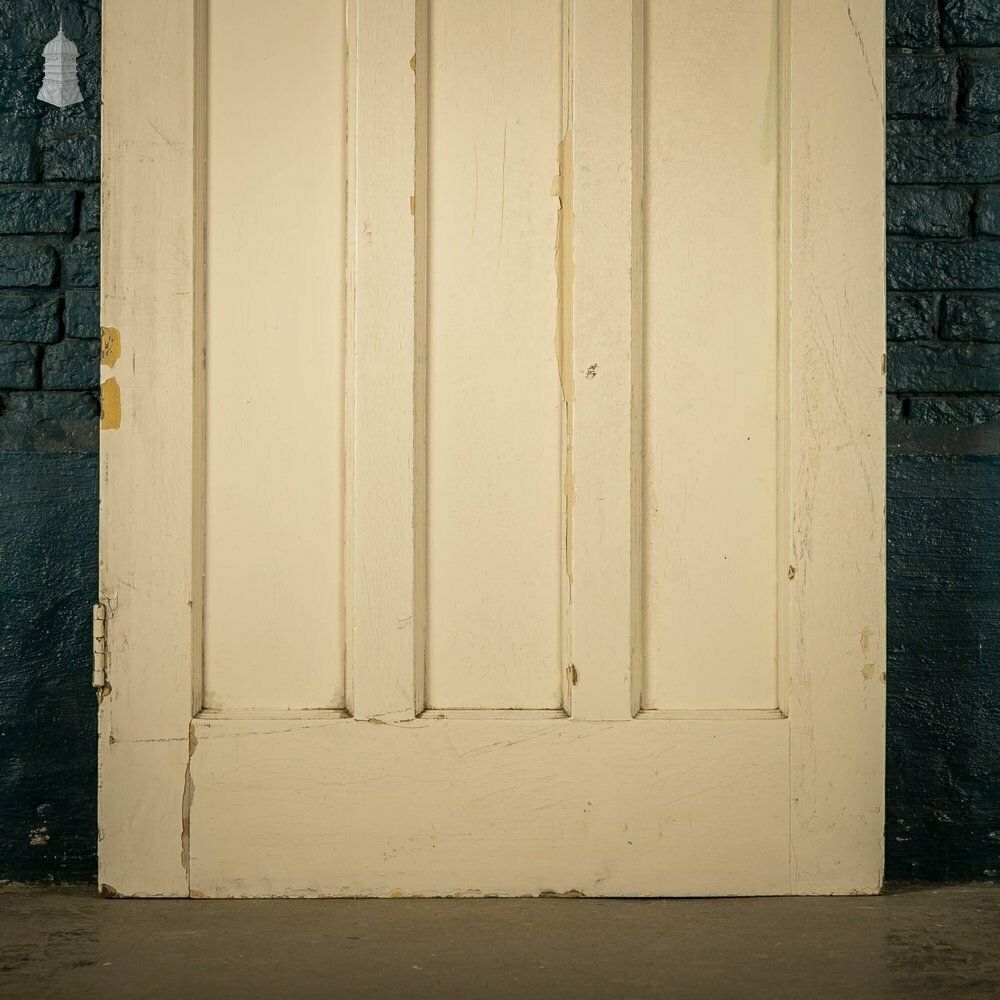 Home Fixtures Pine Panelled Door, Moulded 6 Panel, White Painted photo