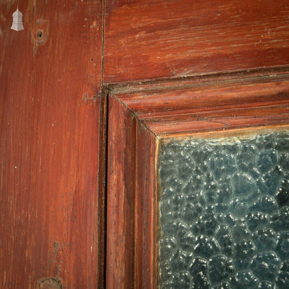 photo vinterior Half Glazed Door, Pine With ‘Arctic’ Style Textured Glass