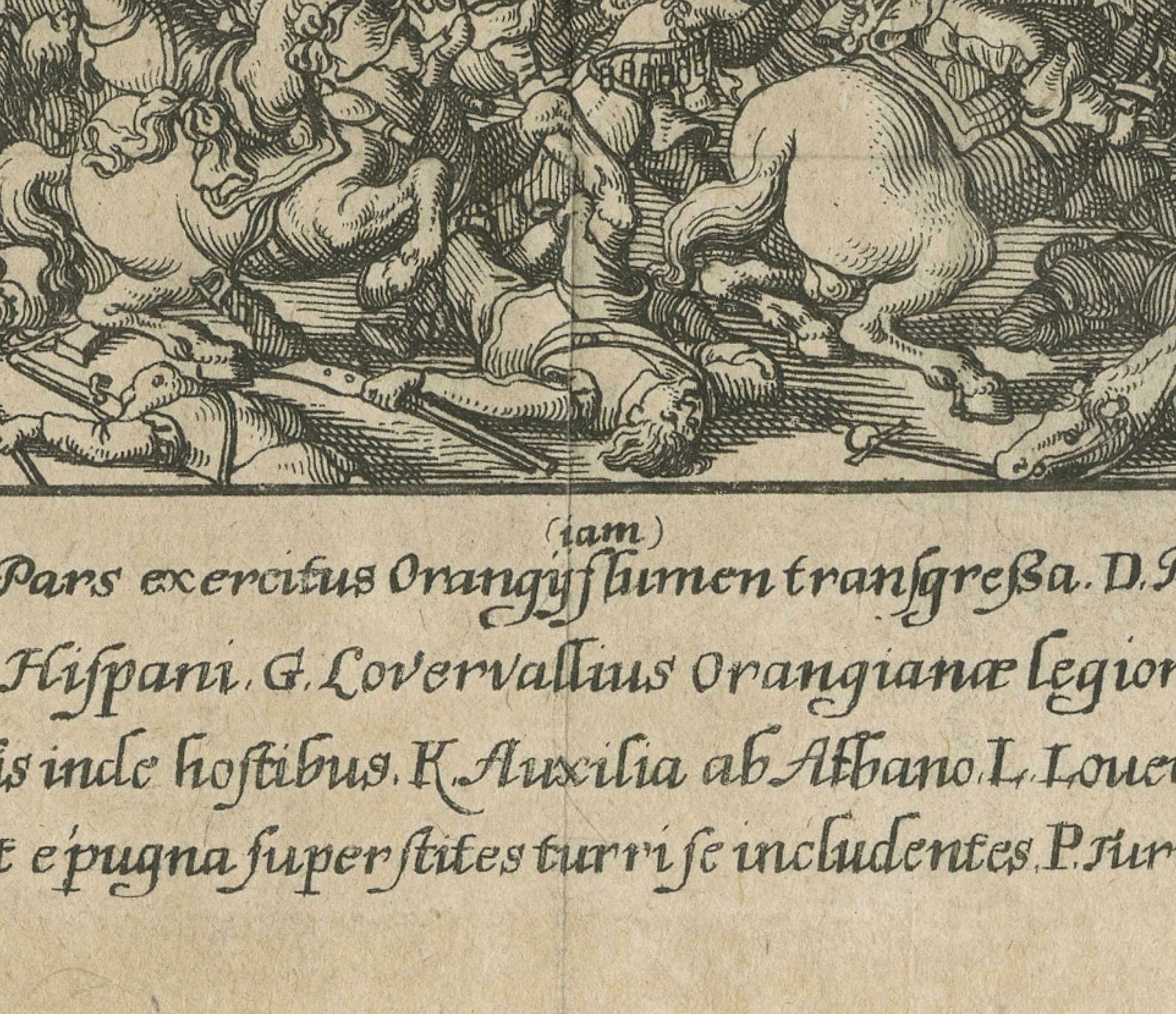 Defeat At River Gete: The Fall Of Orange To Alva In 1568, Published In 1730 photo Art