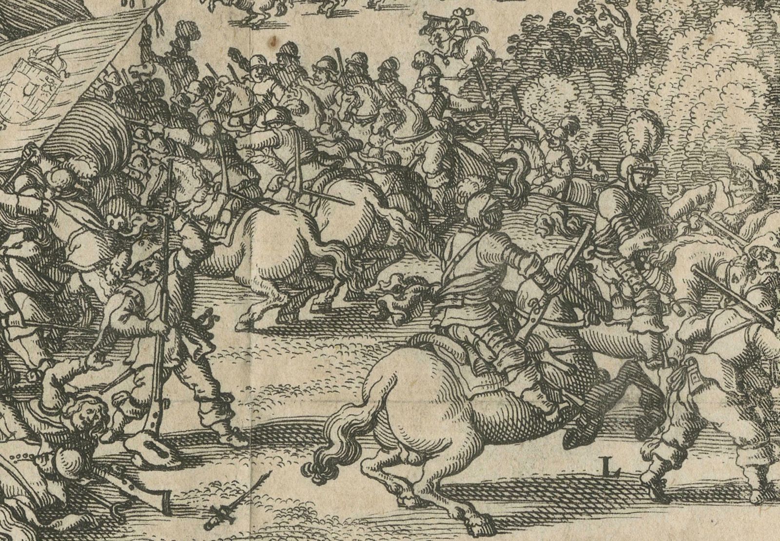 photo furniture Defeat At River Gete: The Fall Of Orange To Alva In 1568, Published In 1730