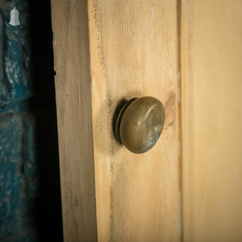 Pine Panelled Door, Victorian 2 Panel Cupboard Door photo vinterior