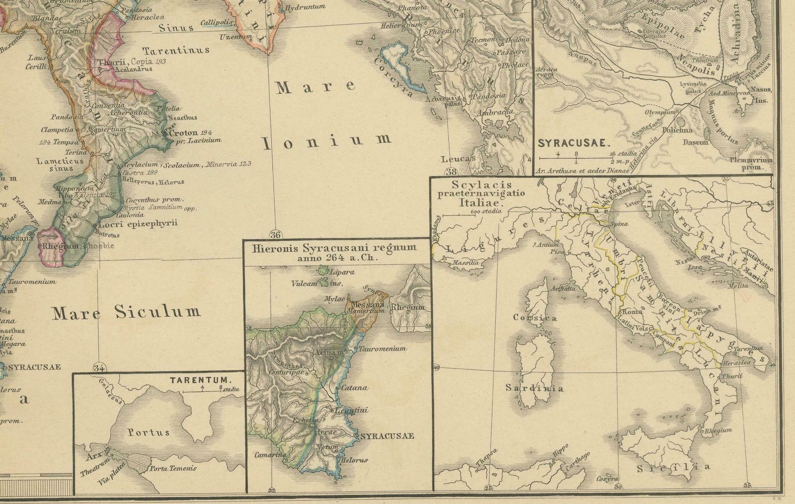 Roman Italy And Provinces: A Cartographic Snapshot, 1880 photo 403.0