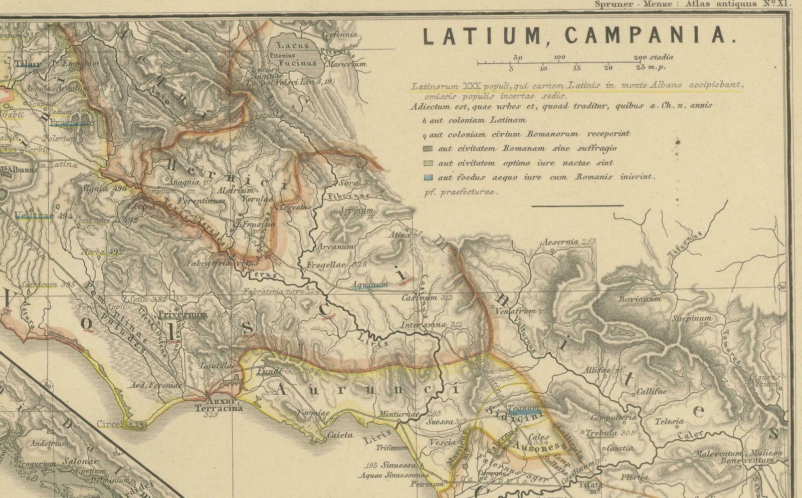 Roman Italy And Provinces: A Cartographic Snapshot, 1880 photo vinterior