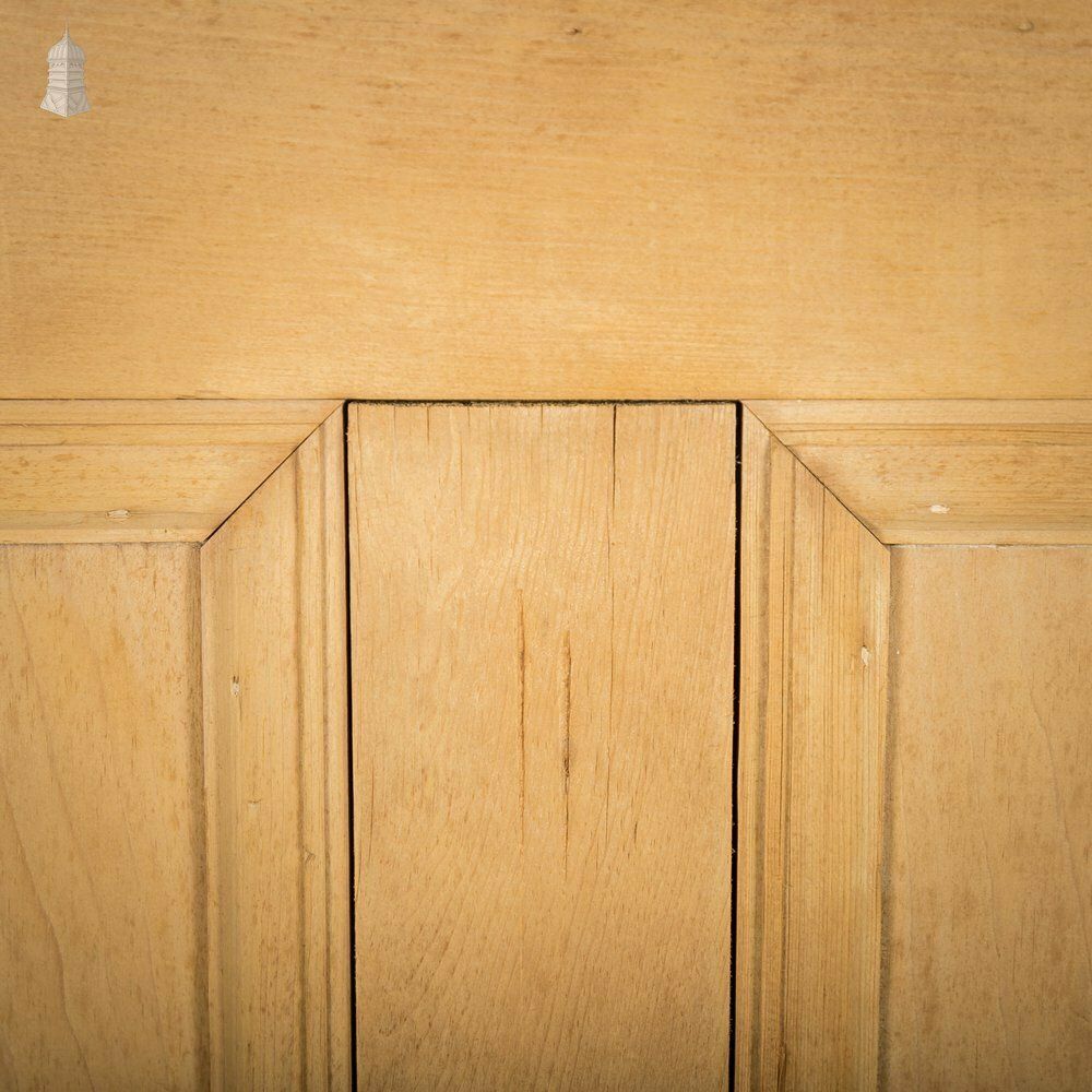 240.0 Half Glazed Door, Victorian, Pine With Moulded Panels photo