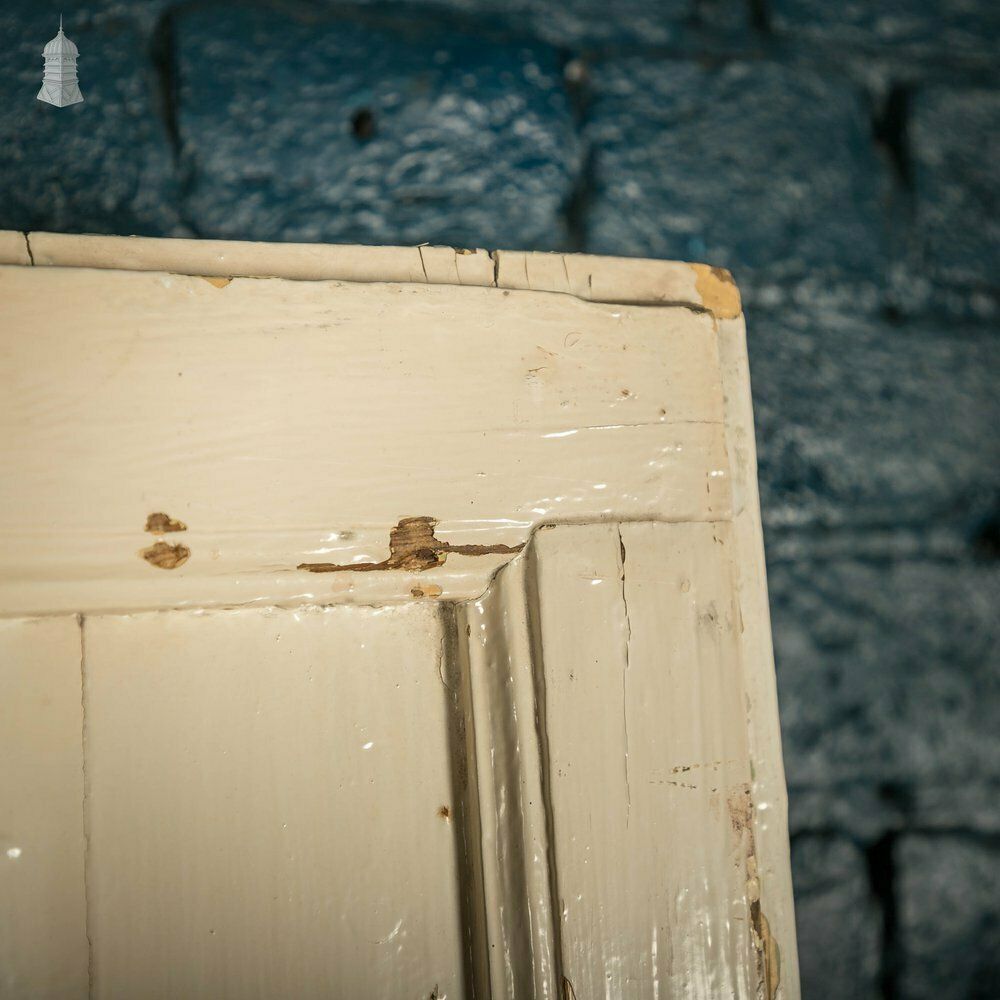 photo furniture Plank And Ledge Door, 19th C French With White Painted Finish