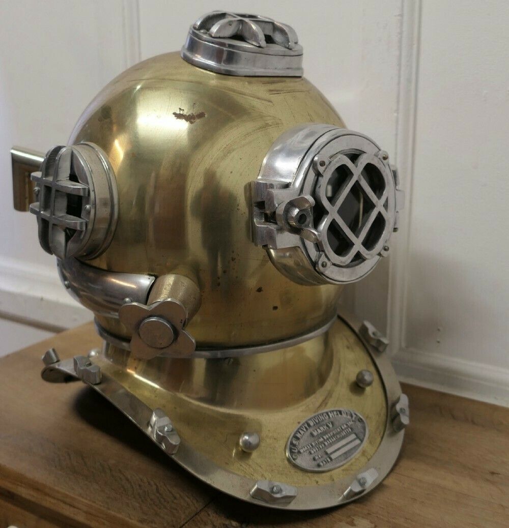 U S Navy Mark V Diving Helmet Military Prototype photo buy