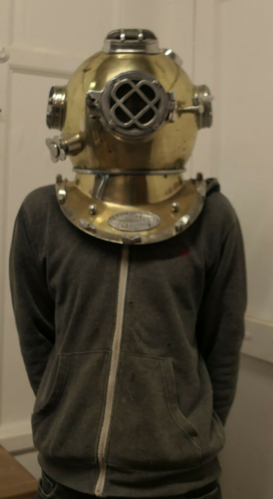 photo for sale U S Navy Mark V Diving Helmet Military Prototype