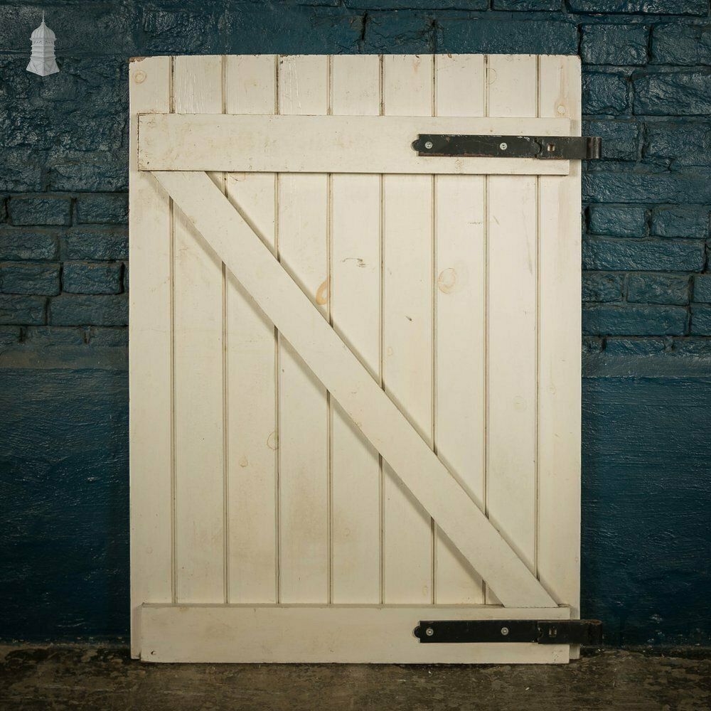 Plank Ledged And Braced Door, White Painted Tongue And Groove Cupboard Door photo furniture