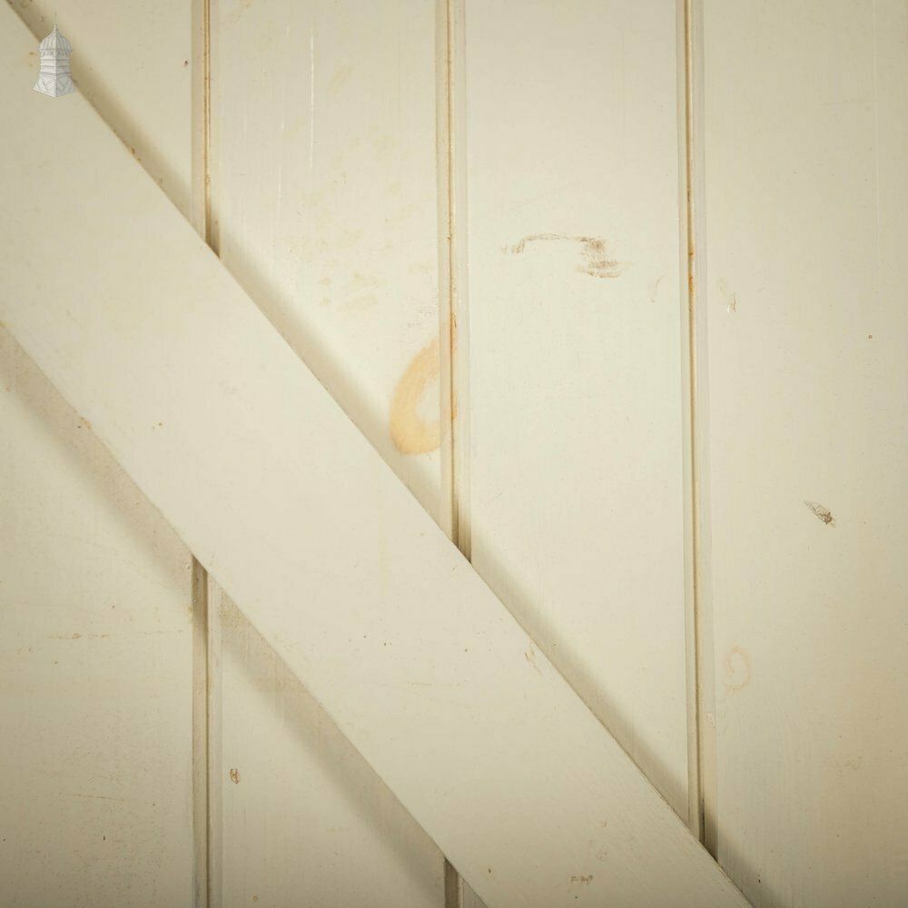 photo furniture Plank Ledged And Braced Door, White Painted Tongue And Groove Cupboard Door