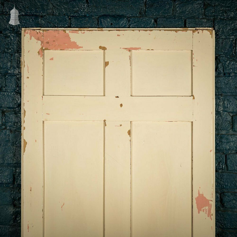photo for sale Pine Panelled Door, 6 Panel White Painted