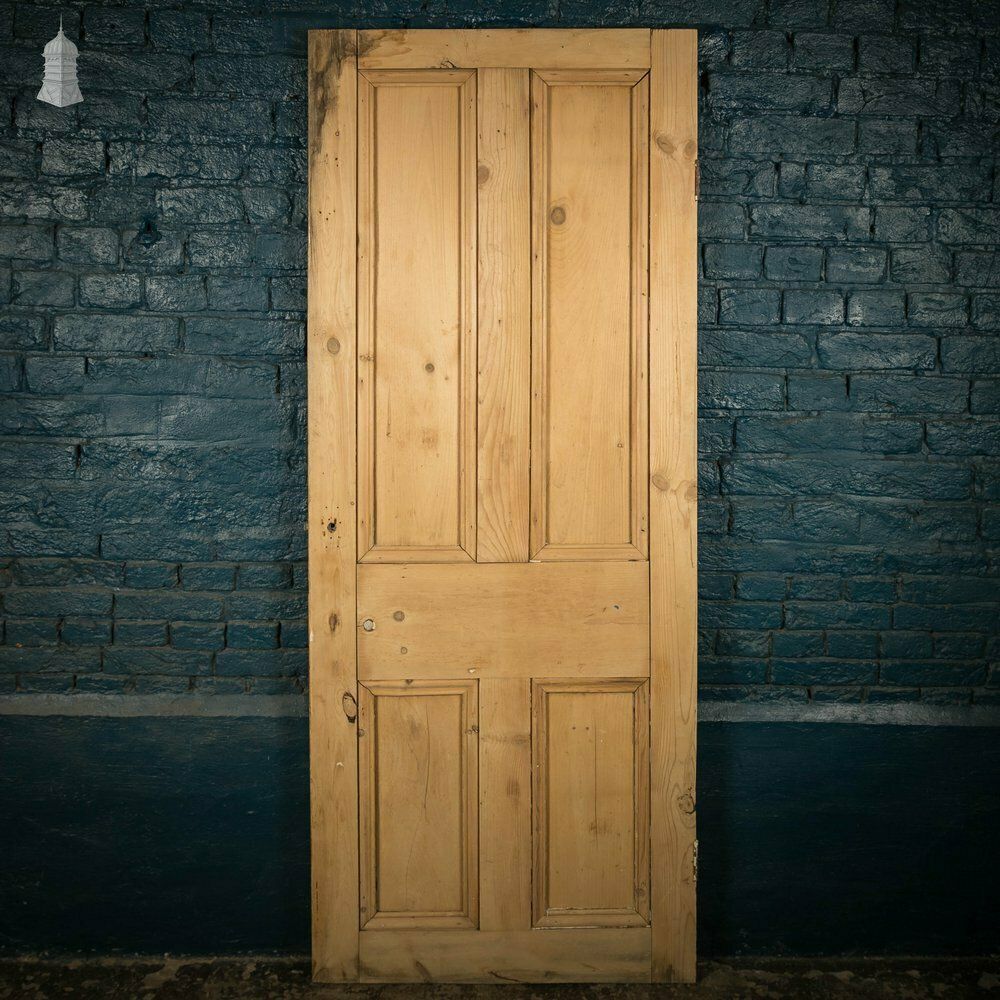 photo for sale Victorian Paneled Door, 4 Panels With Moulding Trim