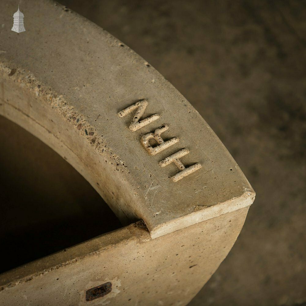 Concrete Corner Mangers, Pair Of Trough Feeders Reclaimed From St Johns Barracks, London. Joined Together To Create A Semi Circle Planter photo 240.0