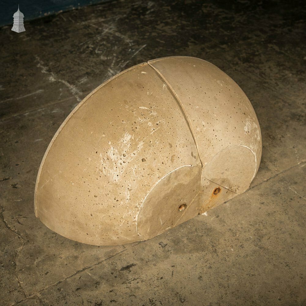 photo furniture Concrete Corner Mangers, Pair Of Trough Feeders Reclaimed From St Johns Barracks, London. Joined Together To Create A Semi Circle Planter