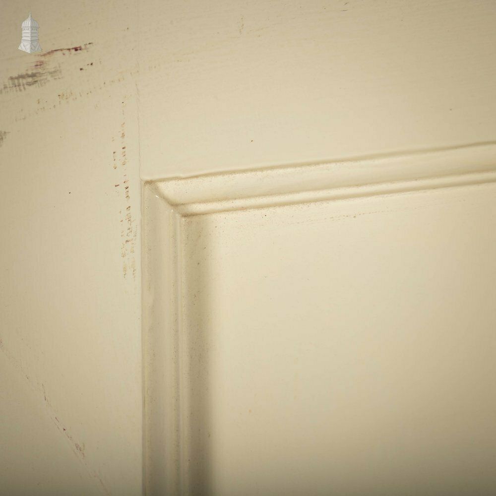 Pine Panelled Door, White Painted 3 Panel photo 174.0
