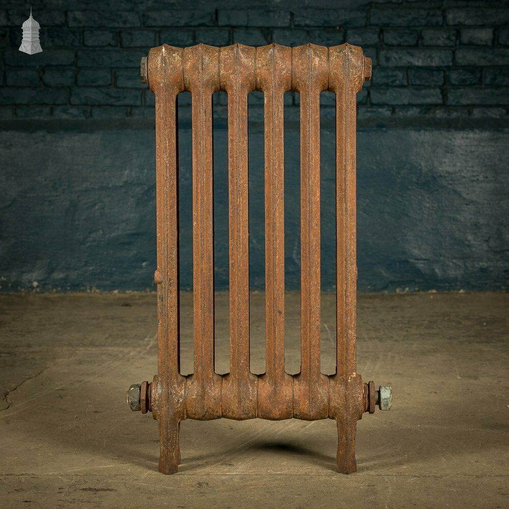 Cast Iron Radiator, Small 2 Column, 19th C photo for sale