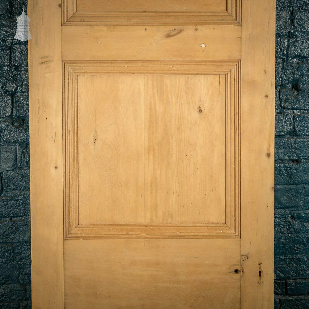 Paneled Pine Door, 4 Panels photo for sale