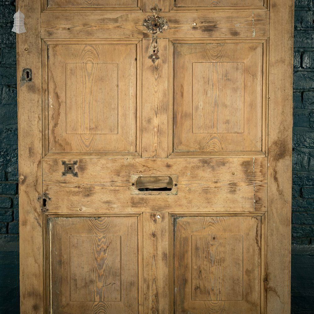 Pine Panelled Door, Pitch Pine 6 Panel Door photo Home Fixtures