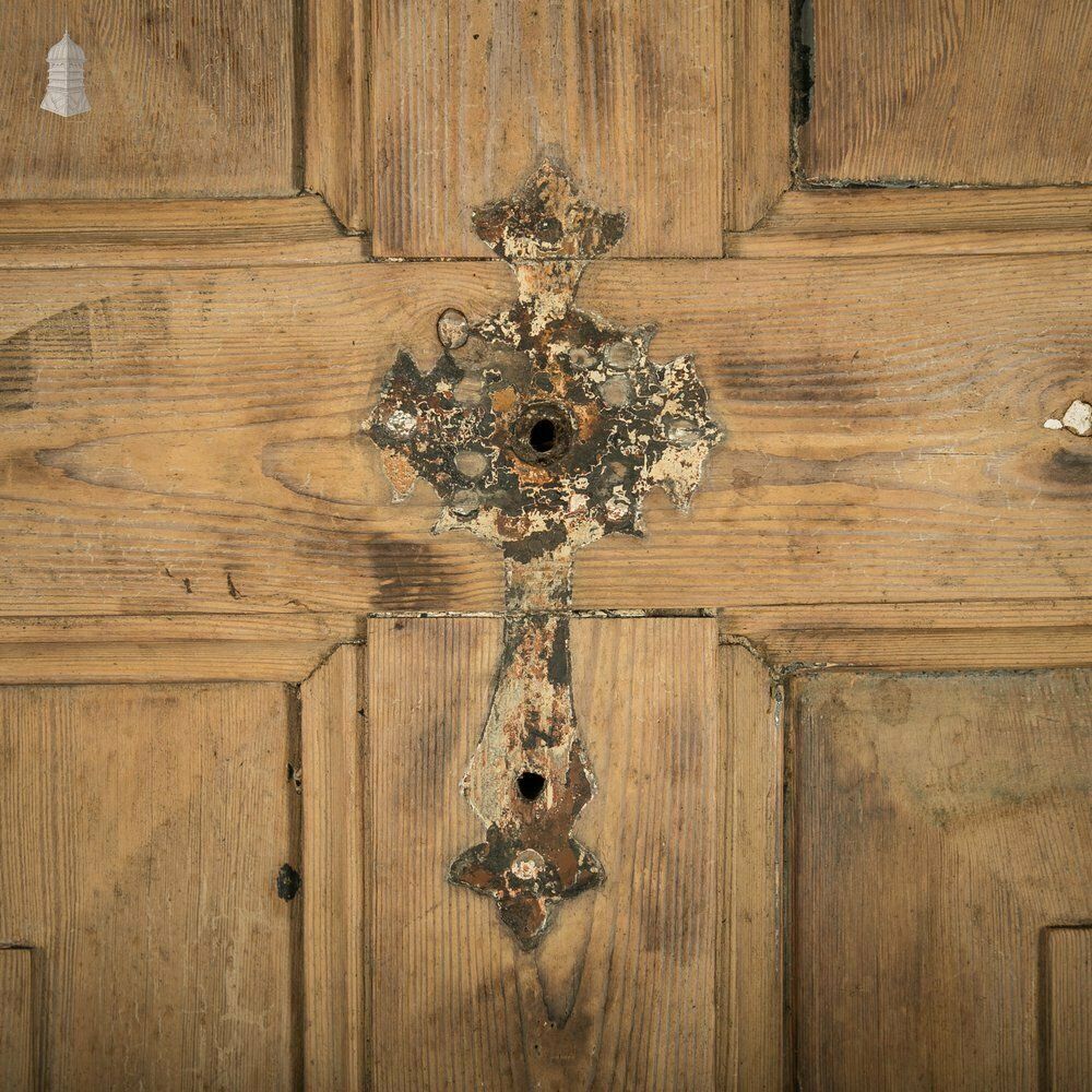 Pine Panelled Door, Pitch Pine 6 Panel Door photo vinterior