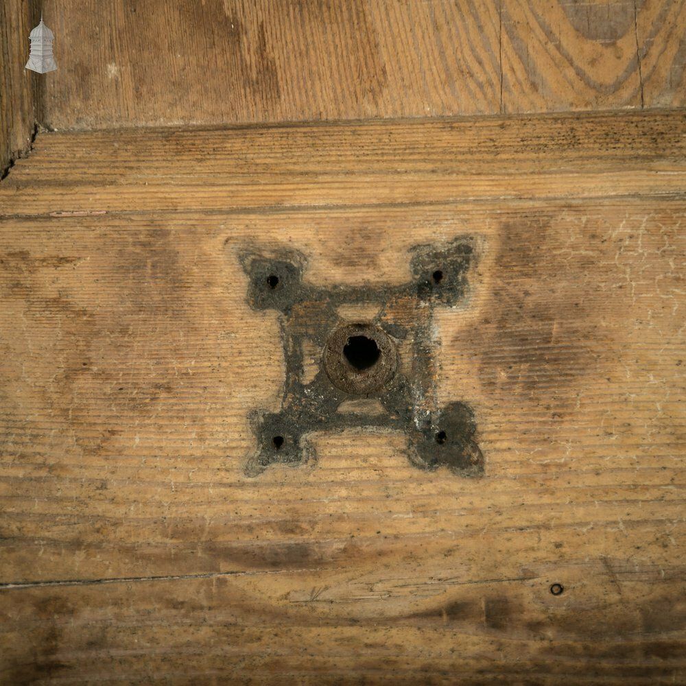 Pine Panelled Door, Pitch Pine 6 Panel Door photo vintage